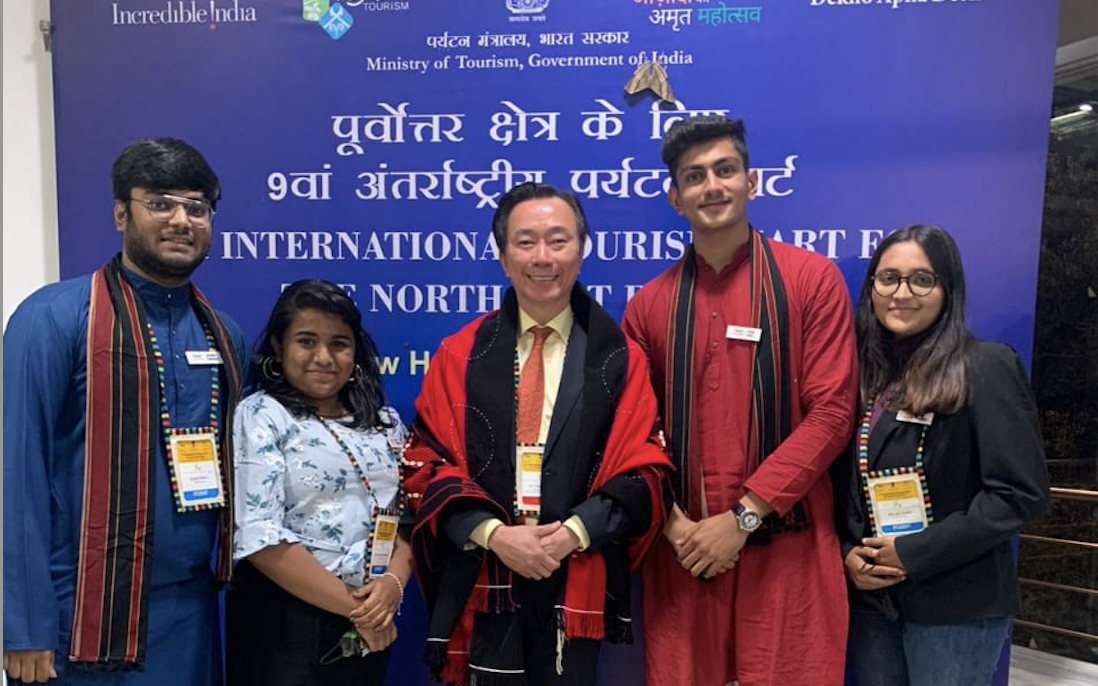 PU students explore the heritage of North India during Ministry of Tourism’s 9th International Tourism Mart held in Nagaland